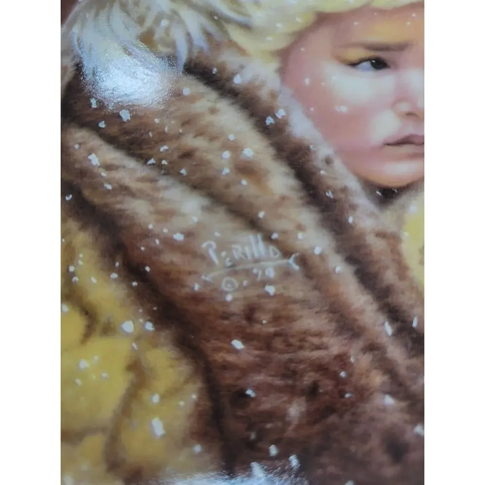 1991 Artaffects Christmas Journey #3467 Gregory Perillo Collectible Plate 9.5